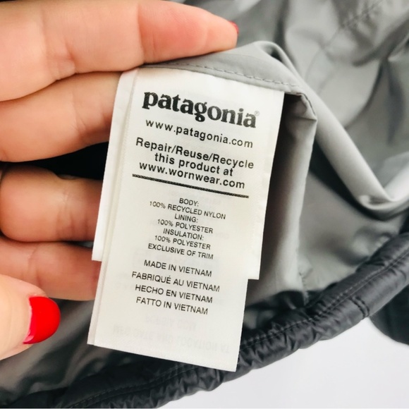 Patagonia Women's Radalie Insulated Quilted Jacket Graphite Gray Size XS - Picture 6 of 8